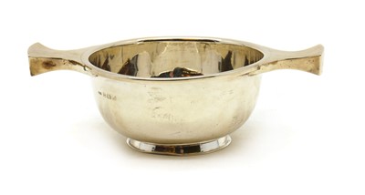 Lot 26 - A silver twin-handled bowl