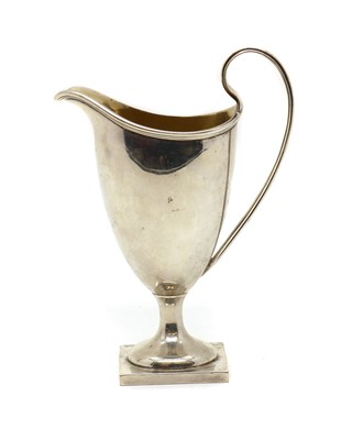 Lot 24 - A Victorian silver cream jug