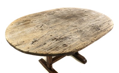 Lot 510 - A pine folding centre table