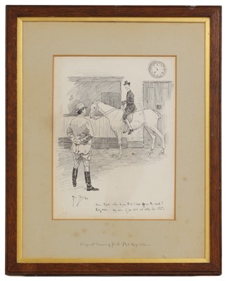 Lot 70 - PHIL MAY: Six Original Artworks, 1891-93