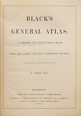 Lot 44 - ATLAS: Hall, Sydney: Black's General Atlas