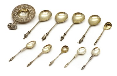 Lot 46 - Four Dutch silver apostle spoons