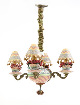 Lot 285 - An American 'Tea Party' chandelier