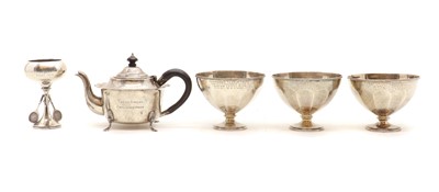 Lot 41 - A collection of silver tennis trophies