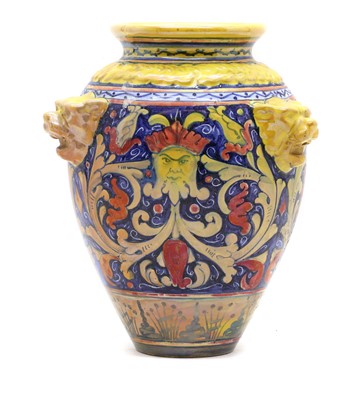 Lot 128 - A Paolo Rubboli maiolica lustre vase