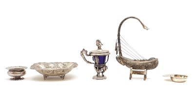 Lot 42 - A collection of Continental silver