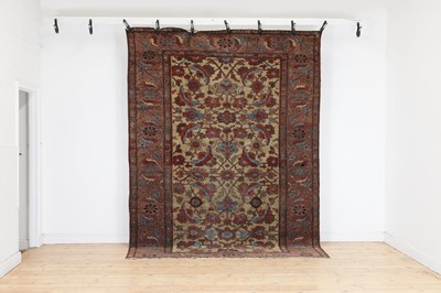 Lot 124 - A Persian Feraghan wool carpet