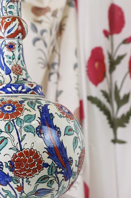 Lot 171 - A Samson porcelain Iznik-style bottle vase