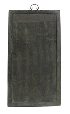 Lot 89 - A Chinese porcelain plaque