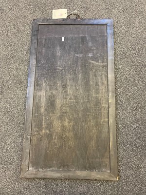 Lot 89 - A Chinese porcelain plaque