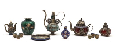 Lot 88 - A collection of Asian metal wares