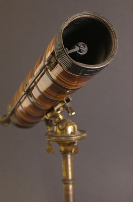 Lot A French reflecting telescope