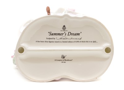 Lot 177 - A Royal Worcester porcelain ‘Summer’s Dream’ figure