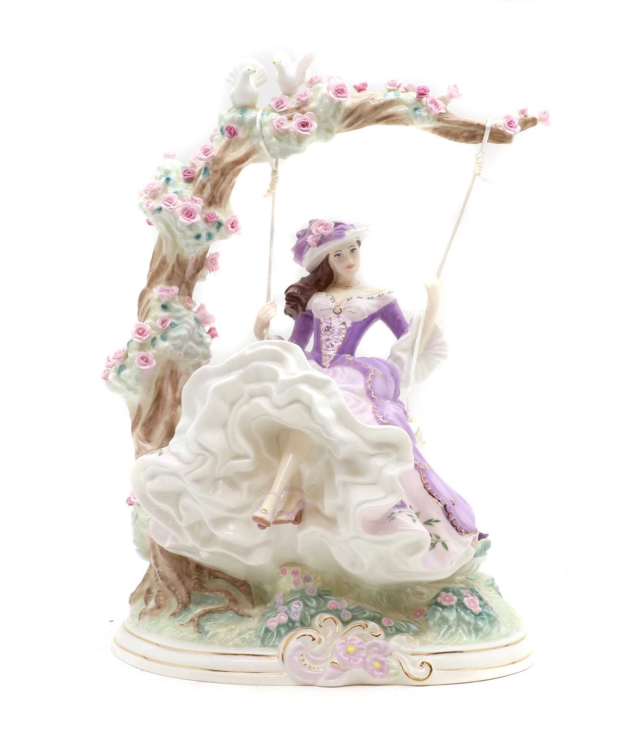 Lot 177 - A Royal Worcester porcelain ‘Summer’s Dream’ figure