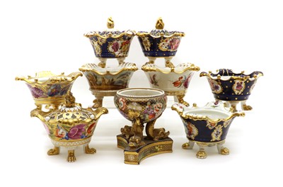 Lot 166 - A large collection of Spode porcelain potpourri vases