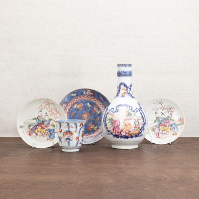 Lot 341 - A collection of Chinese export wares