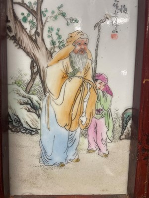 Lot 97 - Three pairs of Chinese panels