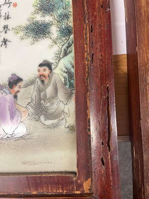 Lot 97 - Three pairs of Chinese panels