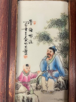 Lot 97 - Three pairs of Chinese panels