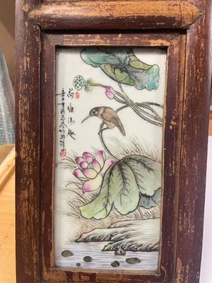 Lot 97 - Three pairs of Chinese panels