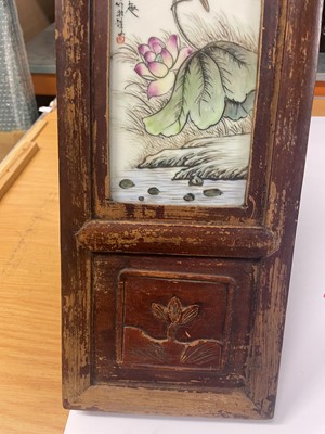 Lot 97 - Three pairs of Chinese panels