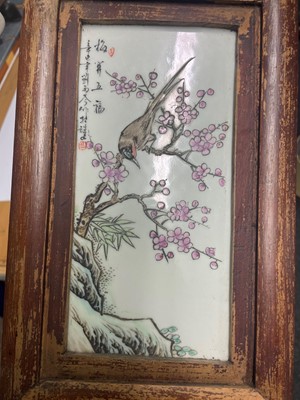 Lot 97 - Three pairs of Chinese panels