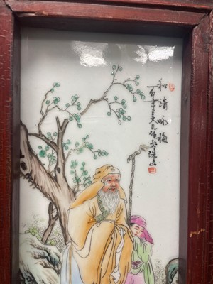 Lot 97 - Three pairs of Chinese panels