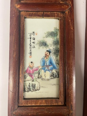 Lot 97 - Three pairs of Chinese panels