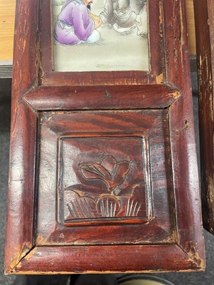 Lot 97 - Three pairs of Chinese panels
