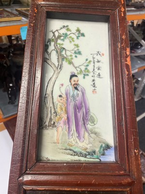 Lot 97 - Three pairs of Chinese panels