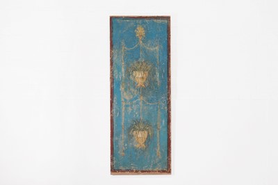 Lot 138 - A Regency-style painted panel