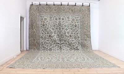 Lot 359 - A Kashan carpet
