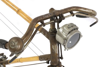 Lot 191 - A bamboo-framed bicycle