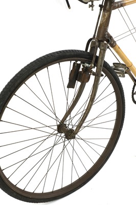 Lot 191 - A bamboo-framed bicycle
