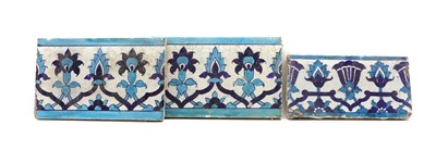 Lot 183 - A collection of Islamic pottery tiles