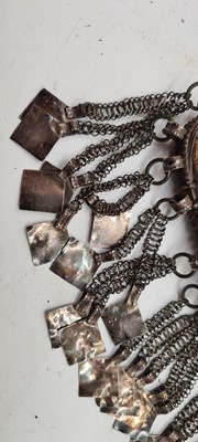 Lot 76 - An Omani silver Marriyah necklace