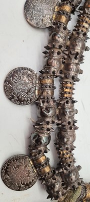 Lot 76 - An Omani silver Marriyah necklace