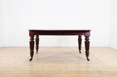 Lot 346 - A George IV mahogany extending dining table
