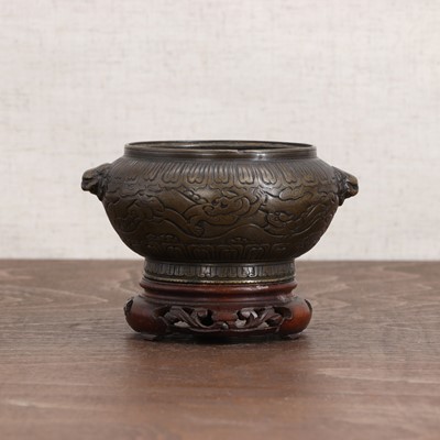 Lot 208 - A Chinese bronze incense burner