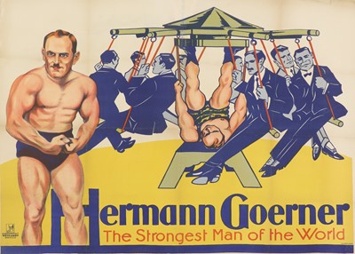 Lot 141 - A German constructivist-style fairground advertising poster