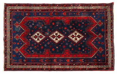 Lot 374 - A Persian wool rug