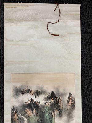 Lot 60 - A Chinese hanging scroll