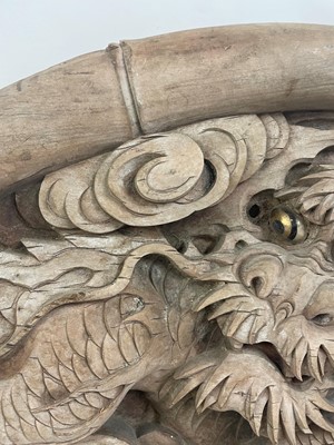 Lot 103 - A Japanese wood carving