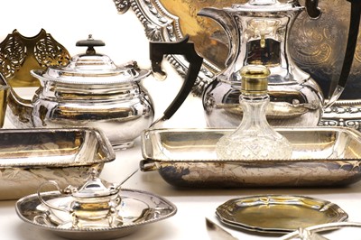 Lot 57 - A Garrard & Co silver plated tea service