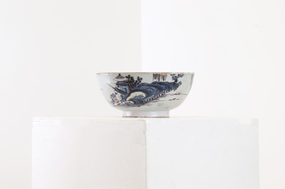 Lot 444 - A tin-glazed earthenware delft bowl