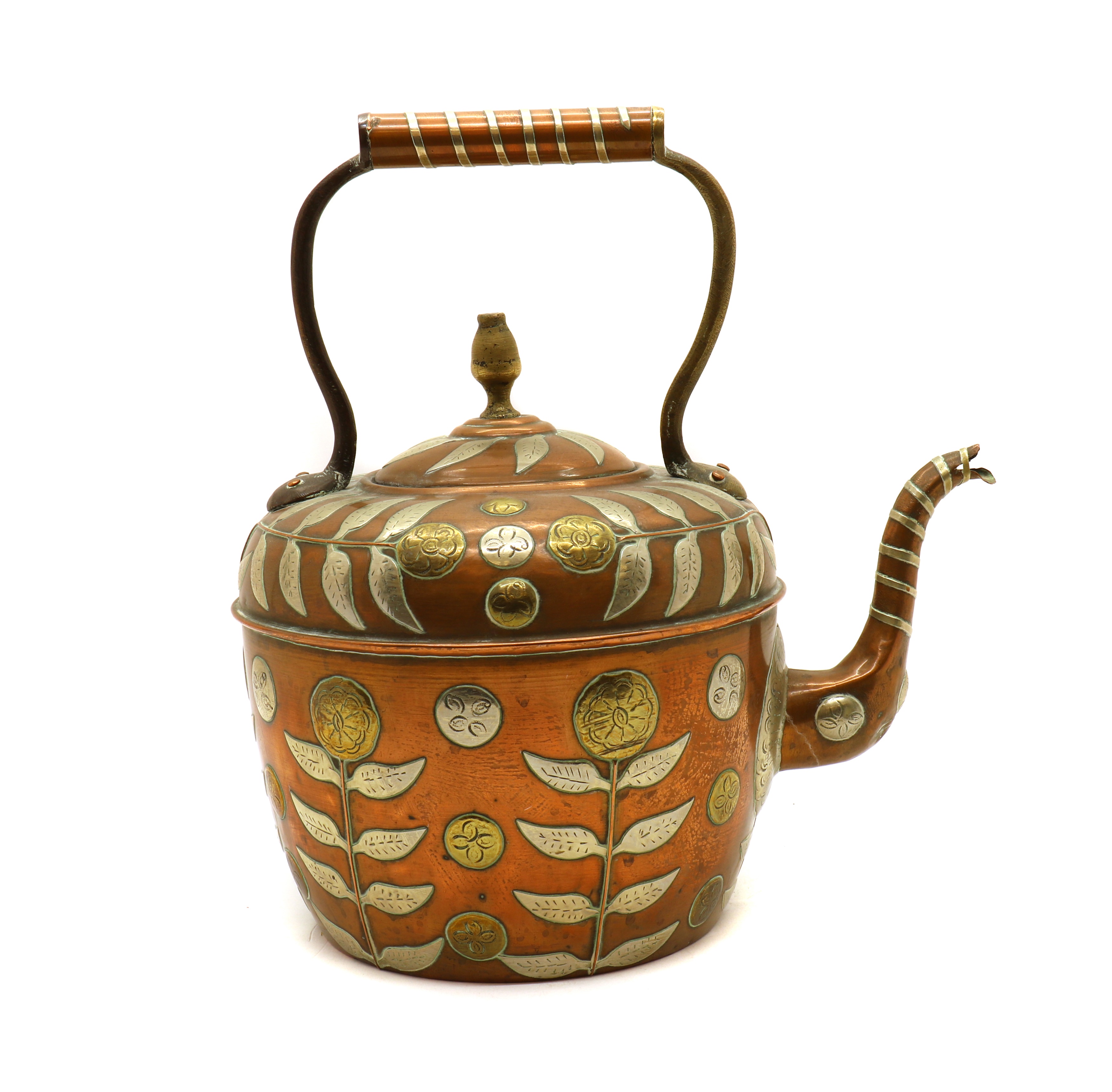 Lot 185 An Islamic copper kettle