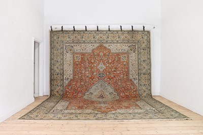 Lot 529 - A Persian wool carpet