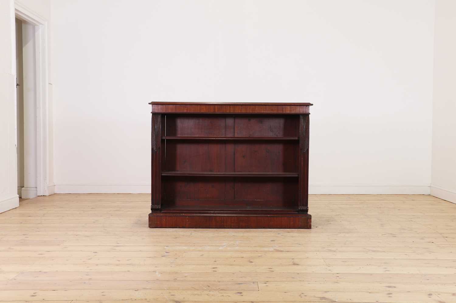 Lot 47 - A George IV mahogany low open bookcase