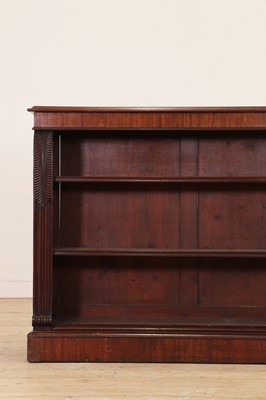 Lot 47 - A George IV mahogany low open bookcase