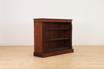 Lot 47 - A George IV mahogany low open bookcase
